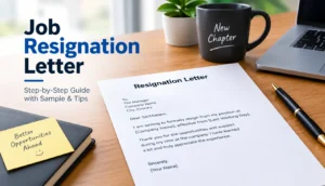 job resignation letter