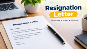 resign letter