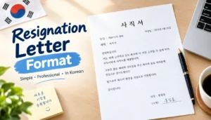resignation letter format