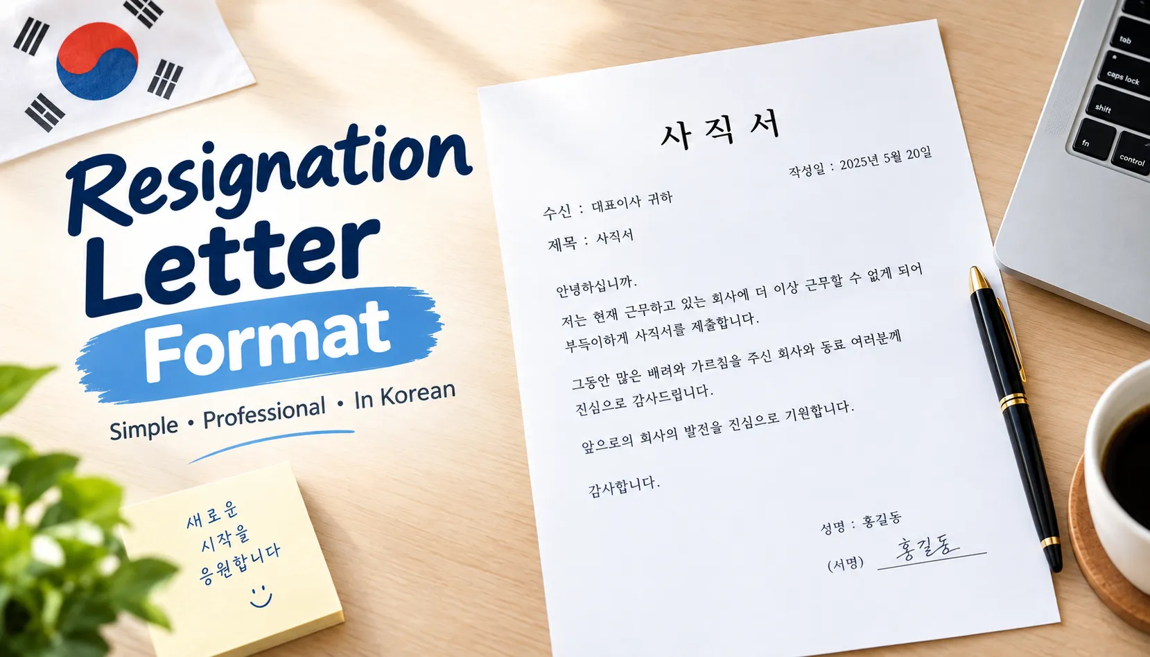 resignation letter format