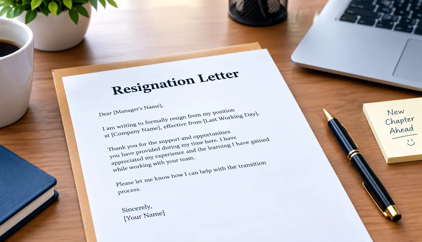 resignation letter from job