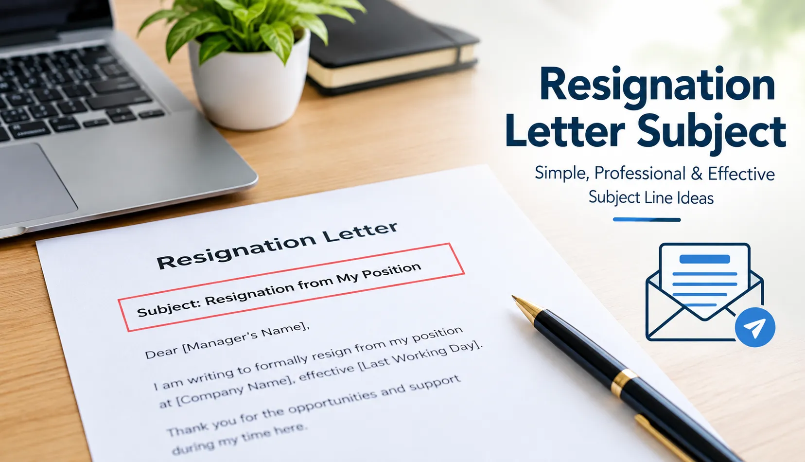 resignation letter subject